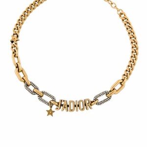 Dior Gold and Silver J'Adior Star Necklace